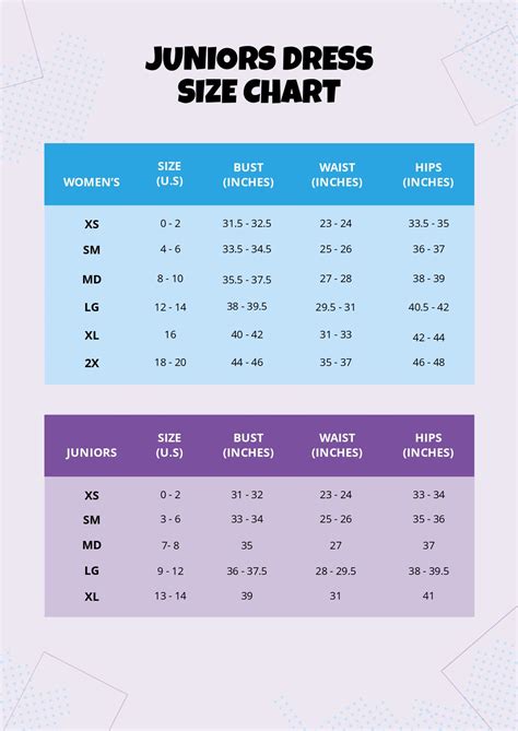 Sizing Charts 